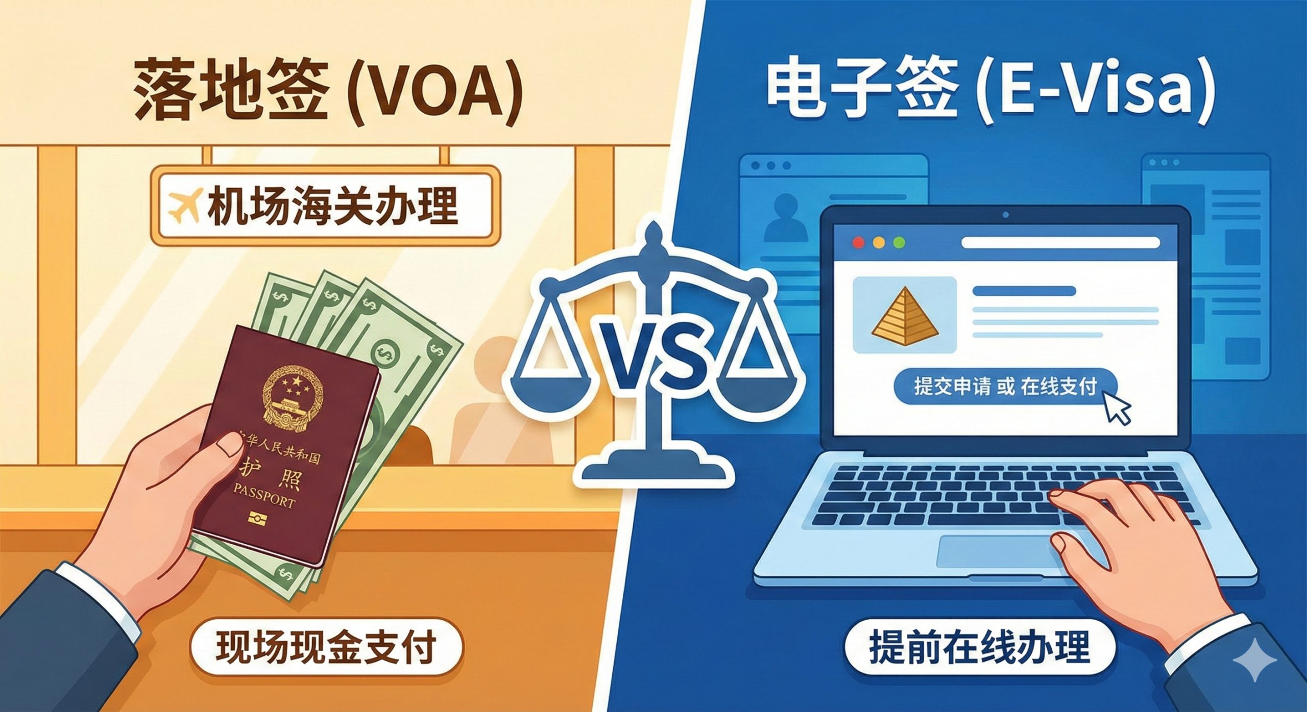 图片用于说明免签入境的实战教程和注意事项（如6个月有效期、回程机票）。画面应以一个海关边检的视角进行构图，一个穿着整洁的旅行者（使用中国护照）正在接受边检。在边检台上方，有三个突出的、半透明的图标悬浮：一个带有“√”的护照（象征有效期6个月以上）、一张飞机票（象征回程机票）、一张酒店确认单。整体采用明快、专业的商务风格，背景光线柔和，强调流程的严谨和旅行者的准备工作。