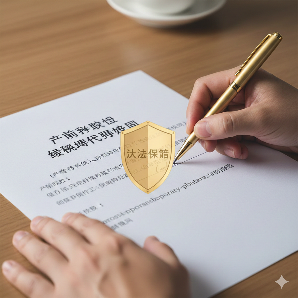 展示global-visa.top服务优势的概念图。画面左侧是一个复杂的迷宫或堆积如山的文件,代表自行办理的繁琐;右侧则是一条畅通无阻的绿色通道,有专业的客服人员(剪影或职业装模特)正在协助办理,旁边伴有“AI智能检测”、“异地加急”、“省心代办”等视觉化图标(如盾牌、对勾、火箭)。整体构图对比强烈,强调专业服务带来的高效与安心,色彩采用信任感强的深蓝色和金色。