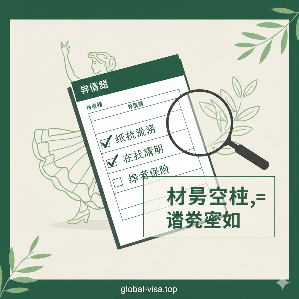 一张简洁的信息图风格图片，展示短期申根C类签证、长期居留D类签证以及数字游民签证（DNV）三种主要签证类型。画面采用三等分或九宫格布局，每个区域代表一种签证。C类区域可以用埃菲尔铁塔、罗马斗兽场和西班牙国旗的小图标，代表申根区内旅行；D类区域可以是一个学生模样的图标和一本打开的书，代表学习/居留；DNV区域则是一个人在海边或咖啡馆使用笔记本电脑的图标，突出远程工作的自由感。使用蓝色和橙色的对比色，使信息分类清晰。