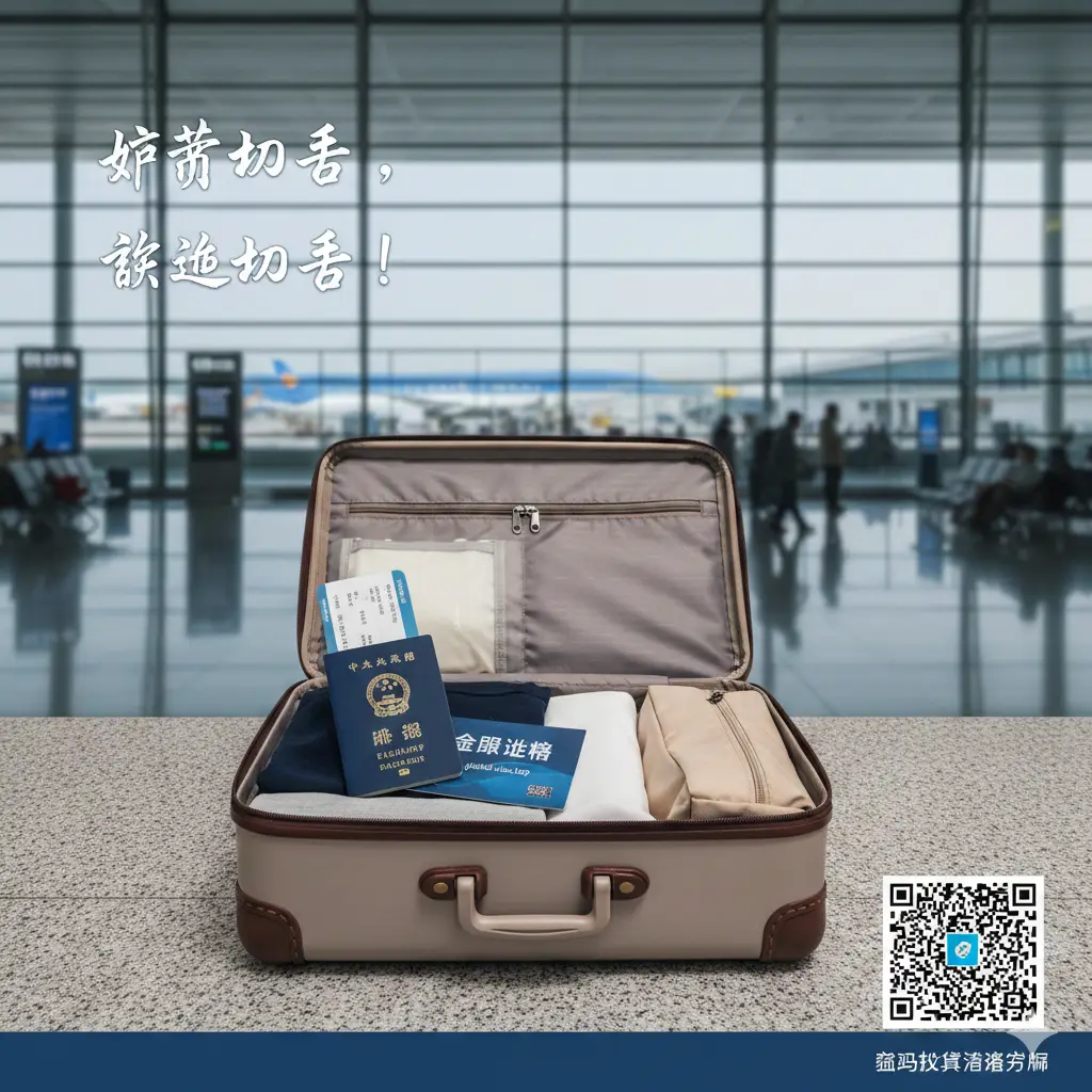 体现Global-Visa.top专业服务优势的图片。画面左侧展示多本各国护照和签证页的合集（包括泰国、新加坡、申根等），右侧是一名专业的咨询顾问正在使用电脑进行签证代办服务的场景。背景光线明亮、柔和，体现高效、省心的一站式服务特色。画面中融入Global-Visa的品牌标志元素，主色调为品牌蓝，传达出值得信赖的国际化视野和专业度。