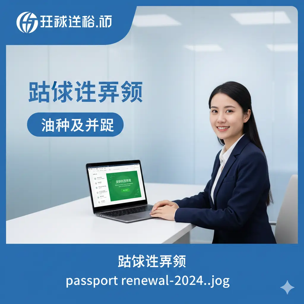 A reassuring image featuring a friendly, professional consultant sitting at a clean desk with a laptop. The laptop screen displays a 'Document Approved' or 'Application Submitted' confirmation graphic. The background is a professional office environment with soft blue tones that match the global-visa.top brand identity. The image conveys peace of mind, professional assistance, and a high success rate, encouraging users to choose the agency service.