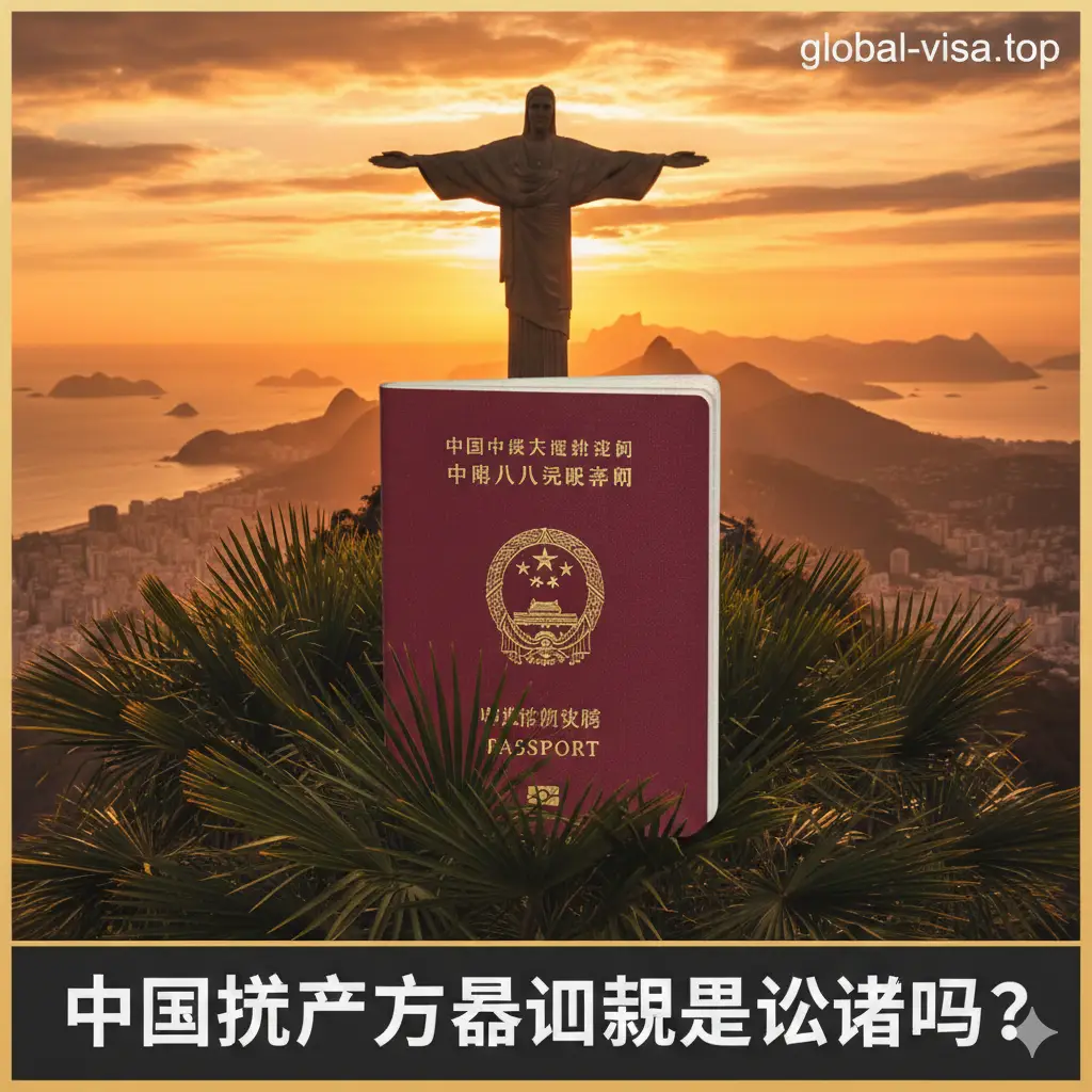 一张充满希望的旅行总结图。画面中心是一个盖有韩国入境章的新护照，旁边放着一张飞往首尔的登机牌。背景是远处的南山塔或景福宫剪影。整体色调采用温暖的夕阳金与天蓝色。画面底部设计有简洁的清单列表意象，象征所有签证转移及申报步骤已完成，传递出‘合规操作，无忧入境’的最终核心意旨，给读者留下安心的视觉心理暗示。